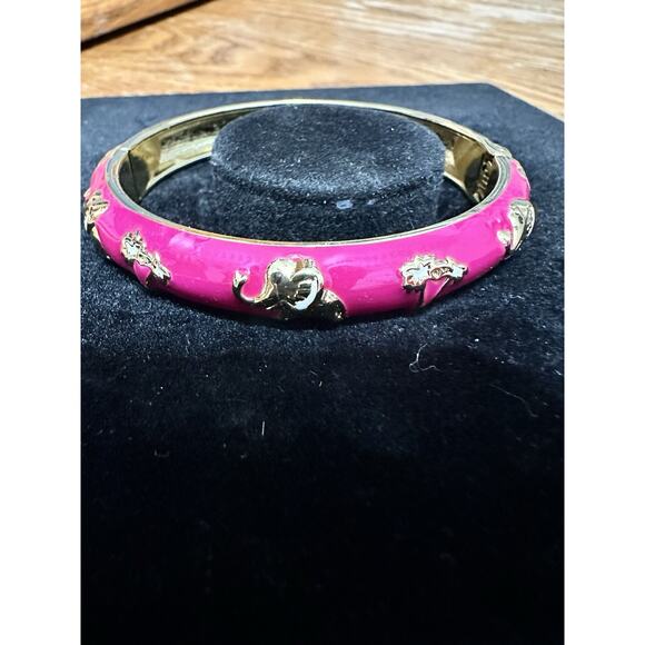 Sequin Nordstrom Multicolor Gold Tone Statement Enamel Bangle Bracelet # 60 - Picture 2 of 3